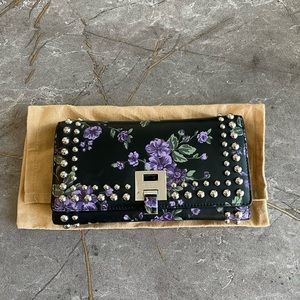 Michael Kors Collection Studded Floral Wallet